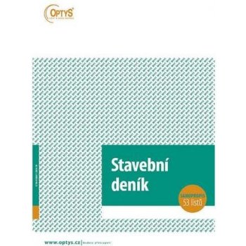 Optys 1268 Stavební deník A4 samopropisovací