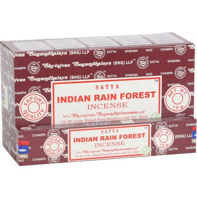 Shrinivas Satya Vonné tyčinky Indian Rain Forest 15 g – Hledejceny.cz