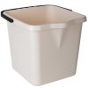 Úklidový kbelík Plafor Vědro s výlevkou 12 l krémové