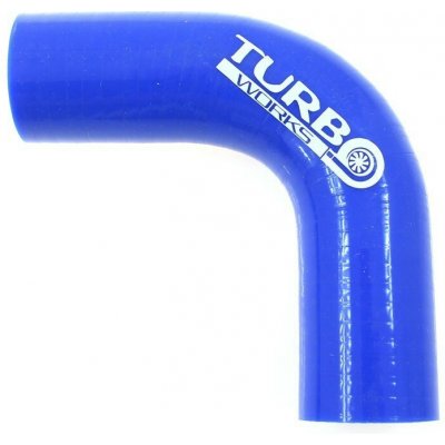 TurboWorkS Silikonová hadice - 90° koleno modrá 30 mm XL – Hledejceny.cz