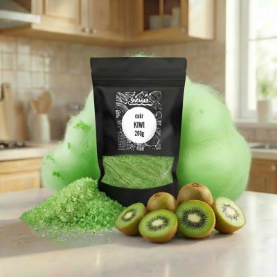 SnackAir Cukr Kiwi na cukrovou vatu a sladký popcorn 200 g – Zbozi.Blesk.cz