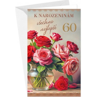 ARGUS Přání k 60.narozeninám 15-6609c60 – Sleviste.cz