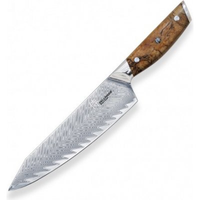 Dellinger Resin Future Kuchařský nůž Brown Chef Kiritsuke 205 mm – Hledejceny.cz