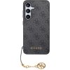 Pouzdro a kryt na mobilní telefon Samsung Guess 4G Charms Samsung Galaxy S24, Grey