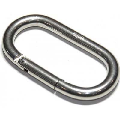 Karabina oválná, nerez A4, 60x6mm – Hledejceny.cz