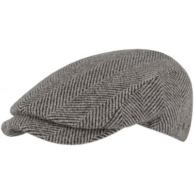 Fléchet vlněná bekovka driver cap rybí kost černobílá – Hledejceny.cz