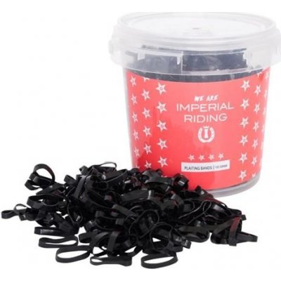 Imperial Gumičky na hřívu silikon černé 150 g – Hledejceny.cz