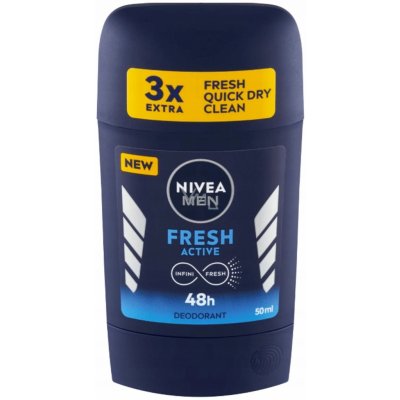 Nivea Men Fresh Active deostick 50 ml – Sleviste.cz