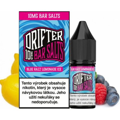 Drifter Bar Salts Blue Razz Lemonade Ice 10 ml 10 mg – Zbozi.Blesk.cz