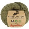 Příze Katia Fair Cotton 36 olivově zelená