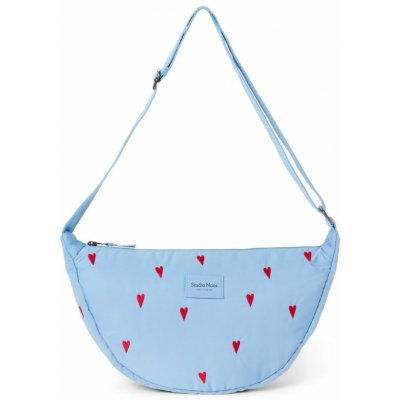 STUDIO NOOS Puffy Adult FANNY kabelka Light Blue Hearts – Zboží Dáma