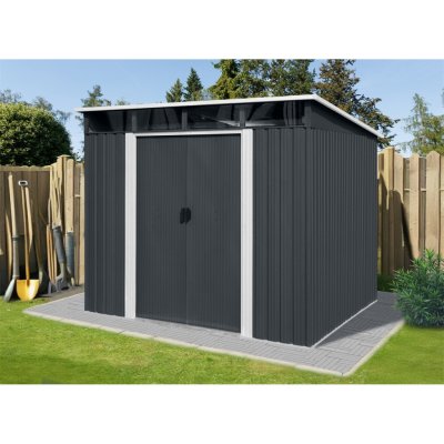 Riwall PRO RMSP 9x8 Anthracite LUX 2,4 x 2,8 m s pultovou střechou antracit – Zbozi.Blesk.cz