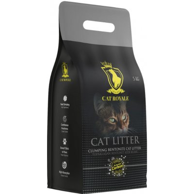 Cat Royale Activated Carbon bentonitová drť 5 kg – Zboží Mobilmania