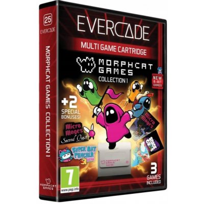 Morphcat Games Collection 1 (Evercade Cartridge 25) – Zboží Živě