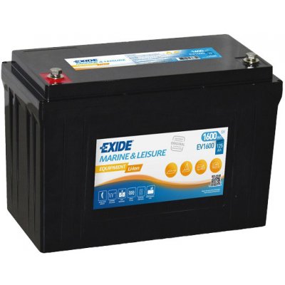 EXIDE EQUIPMENT 125Ah 12.8V EV1600 – Hledejceny.cz