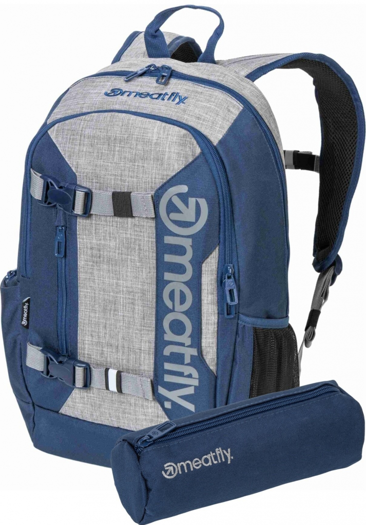 Meatfly Basejumper Blue / Grey Heather 22 l