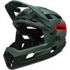 Cyklistická helma Bell Super Air R MIPS Matt/Gloss Green/Infrared 2024