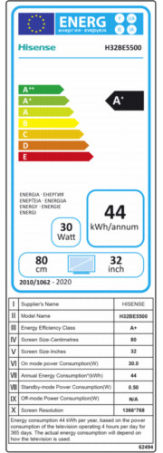 Hisense H32BE5500 návod, fotka