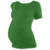 Těhotenské a kojící tričko Jožánek Johanka těhotenské tričko krátky rukáv tmavě zelená