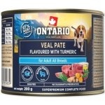 Ontario Adult telecí pate s příchutí kurkumy 200 g – Hledejceny.cz