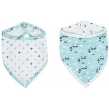 Bébé-jou Bandana slintáček LUMA Racoon Mint