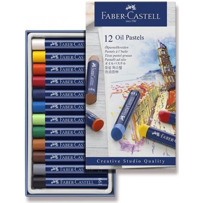 Faber-Castell Olejové pastely 12 ks – Zboží Dáma