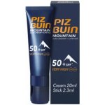 Piz Buin Sun Moutain Cream SPF50+ 20 ml + Lipstick 2,3 ml – Zboží Dáma