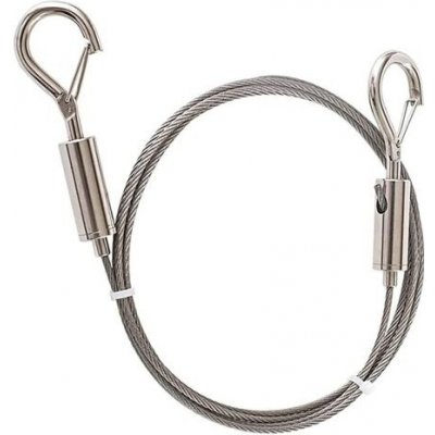 GDQLCNXB Nastavitelný drát pro obrázky, ocelový drát se smyčkou a háčkem, 2 m x 1,5 mm, odolný, až do 20 kg, – Hledejceny.cz