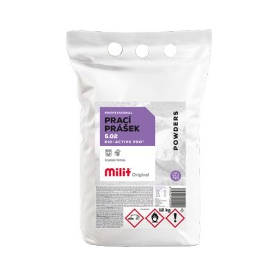 Milit prací prášek Bio active Pro 12 kg – Zboží Dáma