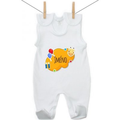 Boodyy Dupačky Oranžová bublina se jménem dítěte – Zboží Dáma