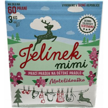 Jelen Jelínek mimi Prací prášek Mateřídouška 3 kg 60 PD