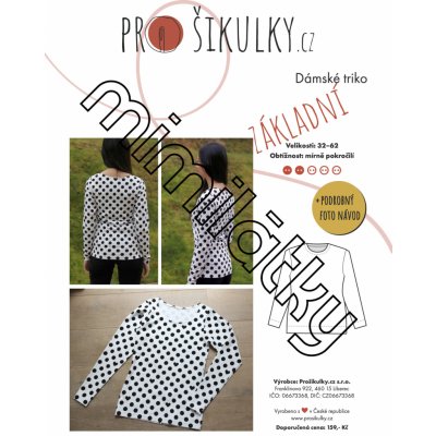 Dámské tričko ZÁKLADNÍ | 32 - 60 - Česky – Hledejceny.cz