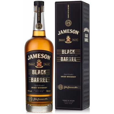 Jameson Black Barrel 40% 0,7 l (kazeta) – Hledejceny.cz