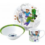 Stor KERAMICKÁ SOUPRAVA MINECRAFT ceramic snack set 3 ks – Hledejceny.cz