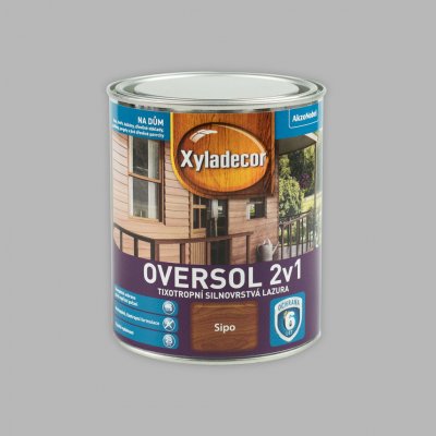 Xyladecor Oversol 2v1 0,75 l Sipo – Zbozi.Blesk.cz