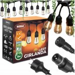 ecoPLANET LED zahradní řetěz 5m + 6x LED žárovka 1W EGI001 – Hledejceny.cz