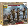 Sběratelský model Zvezda britské velitelství Wargames WWII figurky 6174 1:72