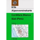 mapa Cordillera Blanca-Süd Peru 1:100 t.