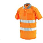 CXS pánská reflexní polokošile DOVER fluorescenční oranžová M – Sleviste.cz