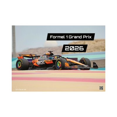 Formel 1 Grand Prix F1 DIN A3 2026 – Zboží Dáma