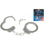 Teddies 00024330Policejní pouta kov na kartě – Zboží Dáma