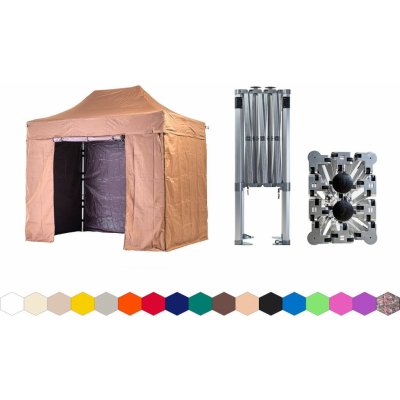 TENTino BIG HEXAGON 2x3 m 10B SVĚTLE HNĚDÁ – Hledejceny.cz