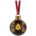 P 241226 Vánoční koule (na baterie) Christmas Globe hnědá / zlatá 100mm 2200K sklo – PAULMANN – Hledejceny.cz