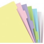 Filofax Krajové výřezy, pastelové náplň A5 diářů – Hledejceny.cz