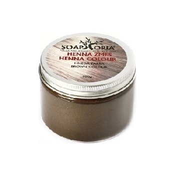 Soaphoria Henna hnědá barva na vlasy 100 g