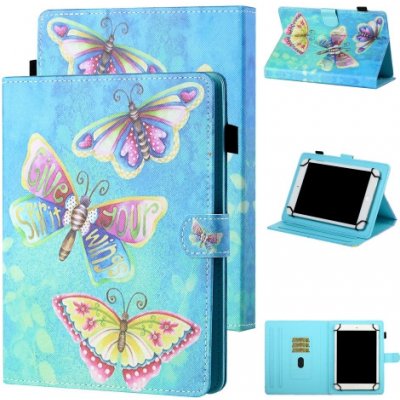 Protemio Univerzální Flip pouzdro Pro tablet s úhlopříčkou 7 " 29526 Butterflies – Zboží Mobilmania