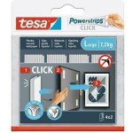 Tesa ® Samolepicí proužky se suchým zipem Powerstrips CLICK 4 x 2 S (77720-00003-00) – Hledejceny.cz