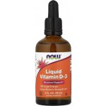 NOW Foods Tekutý vitamin D3 400 IU ve 4 kapkách 59 ml – Hledejceny.cz