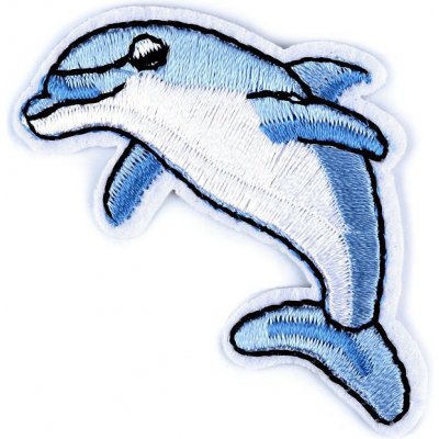 Prima-obchod Nažehlovačka jednorožec, delfín, tygr, kočka, lev, zajíc, barva 2 modrá delfín – Zboží Mobilmania