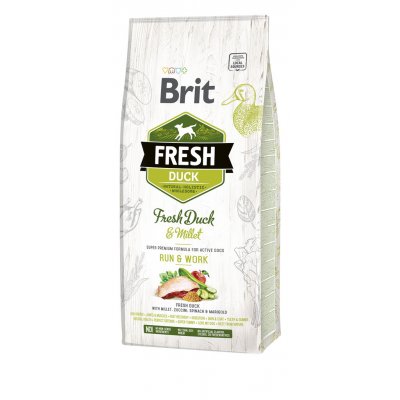 Brit Fresh Duck with Millet Active Run & Work 12 kg – Sleviste.cz
